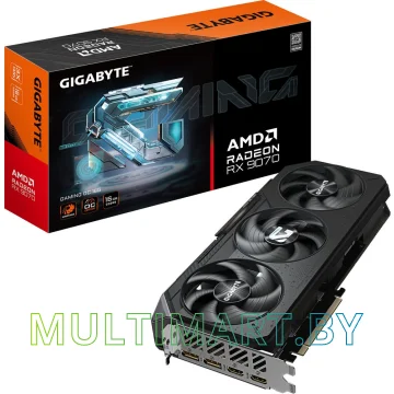 Видеокарта Gigabyte Radeon RX 9070 Gaming OC 16GB GDDR6 (GV-R9070GAMING OC-16GD) картинка 10